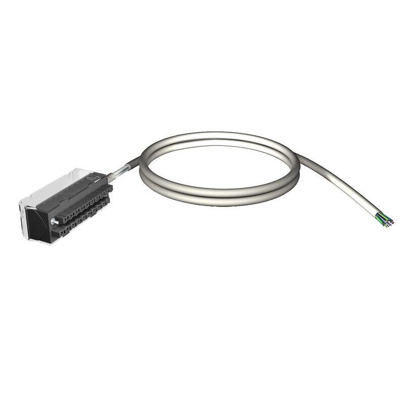 

Schneider Electric PLC Modicon M340 Shielded Cord Set 28 ways Terminal, 3m, BMXFTW308S, White