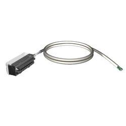 Schneider Electric PLC Modicon M340 Shielded Cord Set 28 ways Terminal, 3m, BMXFTW308S, White