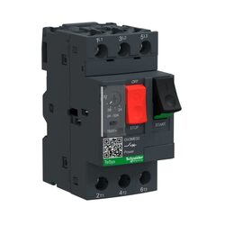 Schneider Electric TeSys D Motor Circuit Breaker with Thermal Magnetic & Screw Clamp Terminals, TeSys GV2, 24-32A, GV2ME32, Black