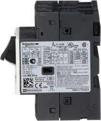 Schneider Electric GV2ME10 TeSys GV2 D Motor Thermal Magnetic Circuit Breaker, Grey