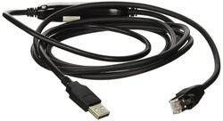Schneider Electric VFD TeSys T_ Connection Cable, USB Type A to RJ45 for Connection Between PC and Drive, TCSMCNAM3M002P, Black