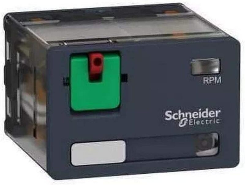 

Schneider Electric RPM42B7 15 A, 4 CO Signalling Harmony Power Plug in Relay with LED, 2.8 x 4 x 4.7cm, Black