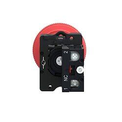 Schneider Electric Signaling Harmony XA2E Red 40 Emergency Switching Off Push-Button 22 Non Trigger, XA2ES542, Black