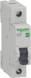 Schneider Electric EZ9F51110 MCB Easy9 Power Circuit Breaker, White