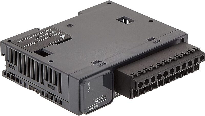 Schneider TM3AQ4 Module Tm3-4 Analog Outputs, Black