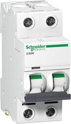 Schneider Electric A9F44216 Breaker ACtI9 IC60N 2P 16A C Miniature Circuit Breaker, 8.5 x 3.6 x 7.85cm, White