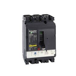 Schneider Electric Compact NSX Circuit Breaker NSX100B, TMD, 100A, 3 Poles 3d, LV429550, Black