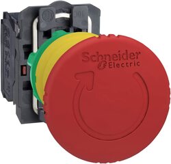 Schneider Signalling Harmony XB5 Emergency Stop Switching Off, Red