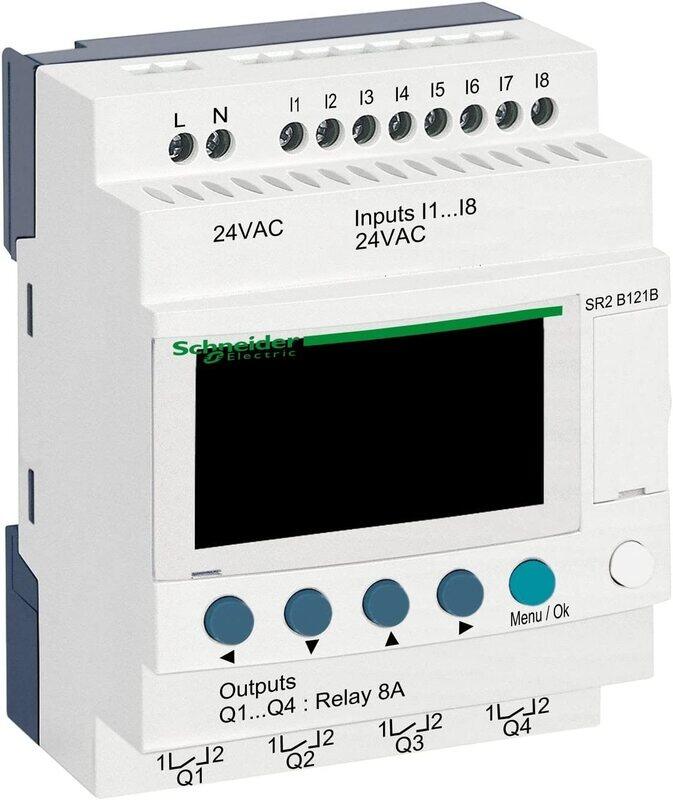 Schneider Electric SR2B121B Sr 12 I O 24 Vac Output Relay, 10 x 9 x 6.8cm, White