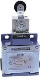 Telemecanique Sensors Schneider Xckm115 Limit Switch Roller Lever, White/Silver