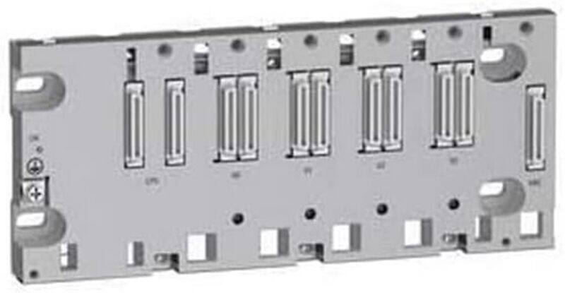 Schneider Electric PLC Modicon M580 Rack X80 4 Slots Ethernet Backplane, BMEXBP0400, Silver