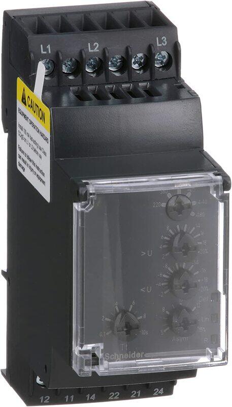 

Schneider Multi-Function Phase Control Relay, RM35TF30, Black