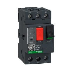 Schneider Electric TeSys GV2 Motor Circuit Breaker with Thermal Magnetic & Screw Clamp Terminals, TeSys GV2, 9-14A, GV2ME16, Black