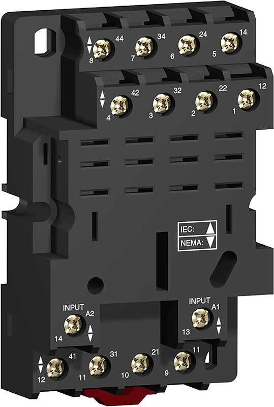 Schneider Signalling Harmony Zelio Relay, RPZF4, Black