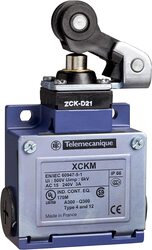 Schneider Electric Sensors Osisense Xc Limit Switch, 1nc+1no - Snap - Pg11, xckm121, Blue