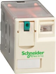 Schneider RXM4AB1BD Miniature Relay 4CO 24 V, Black