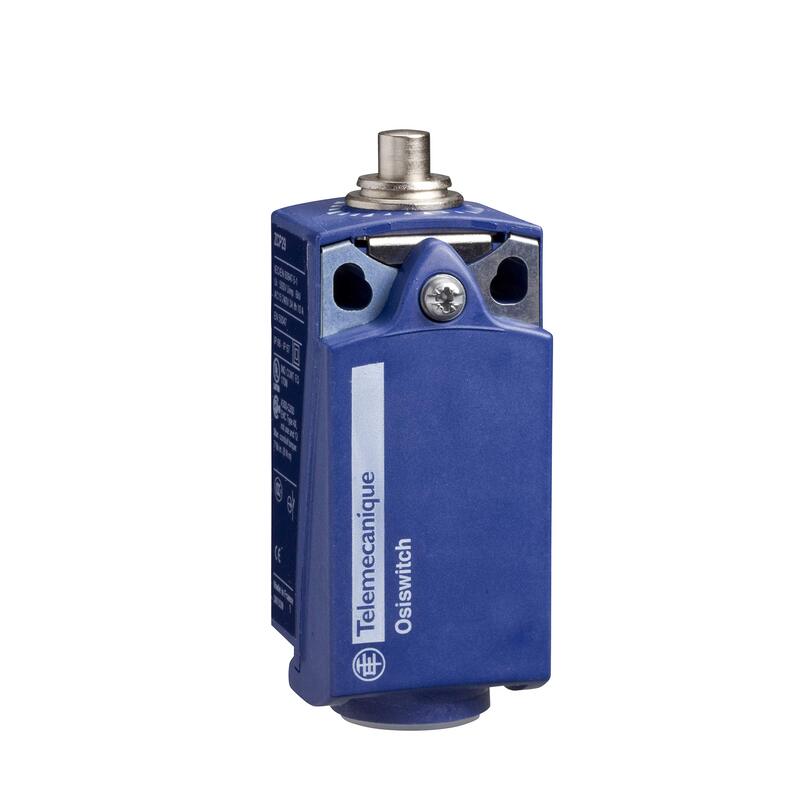 Telemecanique Sensors OsiSense XC Metal End Plunger XCKP Limit Switch, XCKP2110G11, Blue