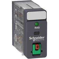 Schneider 2Co 5A Relay LTB-Led 24VAC Plug, RXG22B7, Black