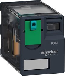 Schneider RXM4AB1BD Miniature Relay 4CO 24 V, Black