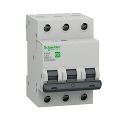 Schneider Electric Miniature Circuit Breaker Easy9, EZ9F56363, White