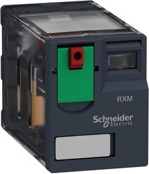 Schneider Miniature Relay, RXM4AB1P7, Black