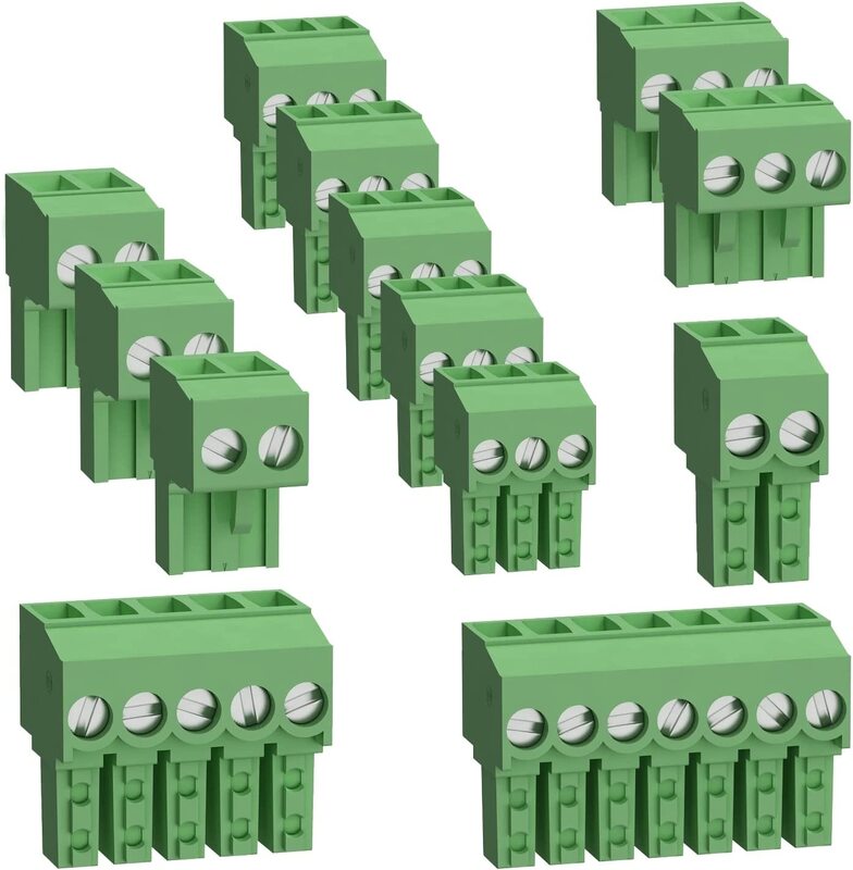 Schneider PLC Modicon M172 18 I/Os Screw Terminal Blocks, TM172ASCTB18, Green