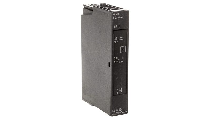 Siemens S7 Logic Compact PLC Smart Relays, 6ES7134-4GD00-0AB0, Black