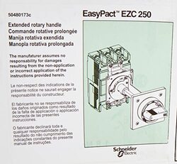 Schneider Electric EasyPact EZC Rotary Handle Breaker for EZC250/EZCV250, EZEROTE, Black