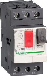 Schneider Electric GV2ME10 TeSys GV2 D Motor Thermal Magnetic Circuit Breaker, Grey