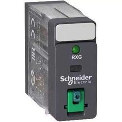 Schneider 2Co 5A Relay LTB-Led 24VAC Plug, RXG22BD, Black