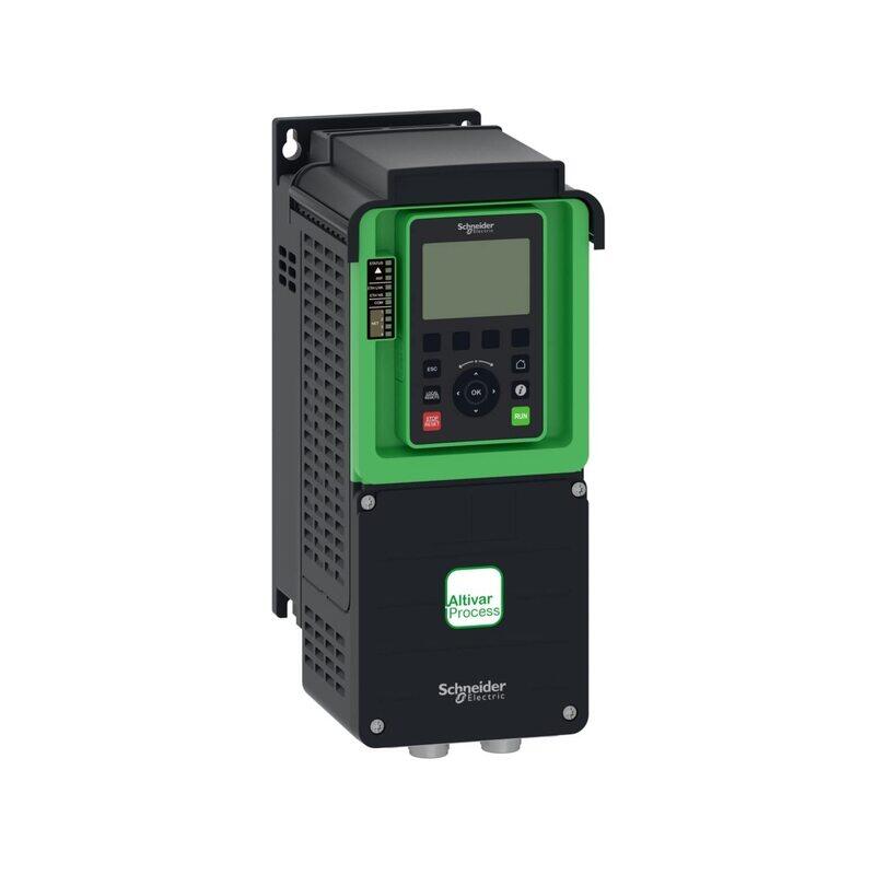 Schneider Electric VFD Altivar 630 Variable Speed Drive, ATV630U55N4, Black