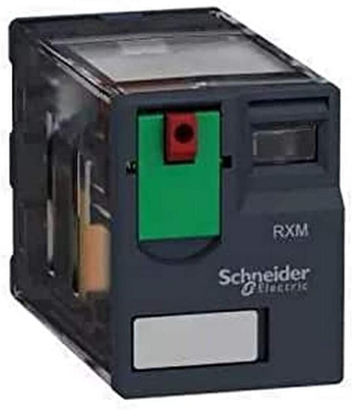 Schneider Miniature Relay, RXM2AB1B7, Black
