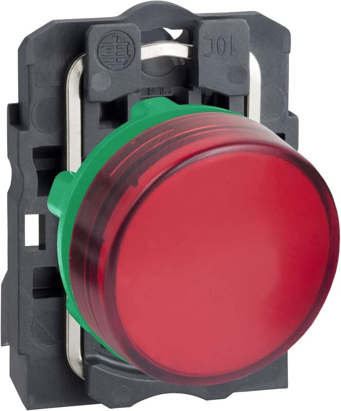 Schneider Electric XB5AVM4 Pilot Light, 230-240V, Red/Black