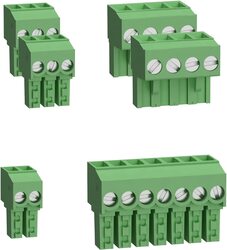 Schneider Electric TM172ASCTB12E PLC Modicon M171/M172_ M172 12 I/Os Screw Terminal Blocks, Green