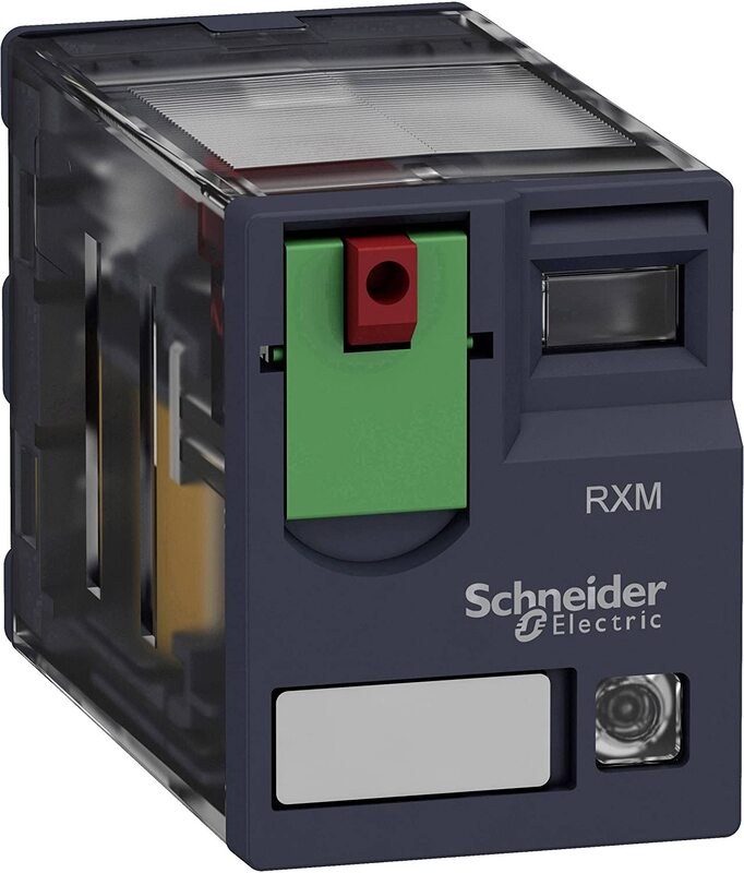 Schneider Miniature Relay, RXM4AB2B7, Black