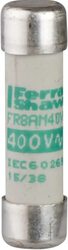 Schneider Electric DF2CA04 Breaker TeSys Disconnector Fuse Cartridge, 10 x 38mm, Silver/Clear