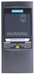 Siemens VFD Micromaster, 6SE6440-2UD21-1AA1, Black