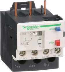 Schneider Electric TeSys Series 4 to 6 A LRD10 Thermal Relay Electric Contactor, 7.8 x 5 x 8.8cm, Black