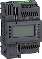 Schneider Electric TM172PDG07R PLC Modicon M171/M172 Performance Display 7 I/Os, Ethernet Modbus, Black