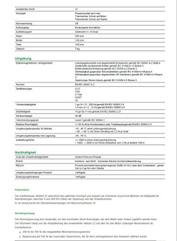 Schneider Electric Altistart 22 Soft Starter, ATS22D32Q, White