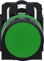 Schneider Non-Illuminated Push Button, 22mm, Green