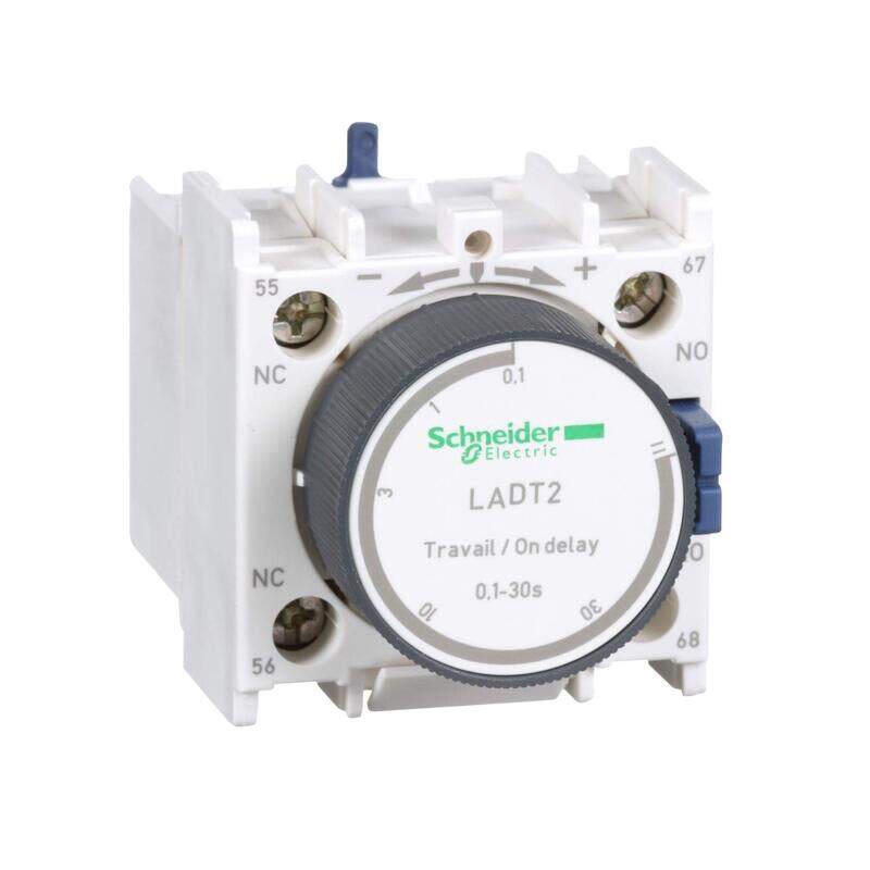 Schneider Electric TeSys D Time Delay Auxiliary Contact Block Breaker, 1NO + 1NC, LADT2, White