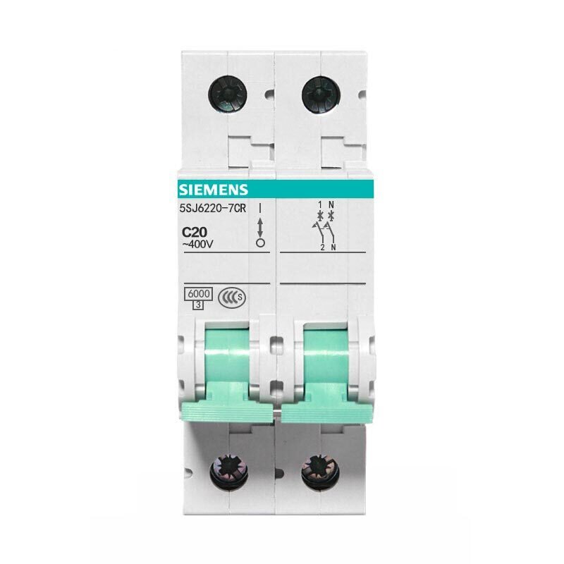 Siemens Electricals Breaker, 5SJ6220-7CR, White