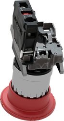 Schneider Electric XB4BS8442 D40 Emergency Stop Ttr Head, 5.5 x 9 x 4.5cm, Black/Red