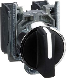 Schneider XB4BD33 Selector Switch, Black