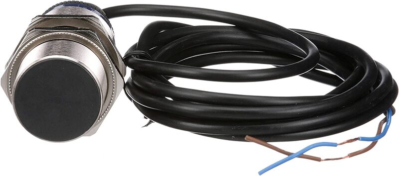 Schneider Osisense XS & XT Inductive Sensor with 2m Cable, XSAV - M30 - Sn10mm - 6.150c/mn - 24.240VAC/DC, XSAV1180, Silver