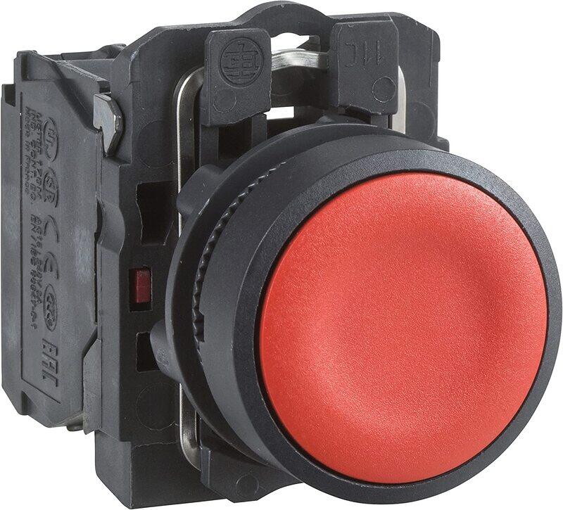 Schneider Push Button, XB5AA42, Red