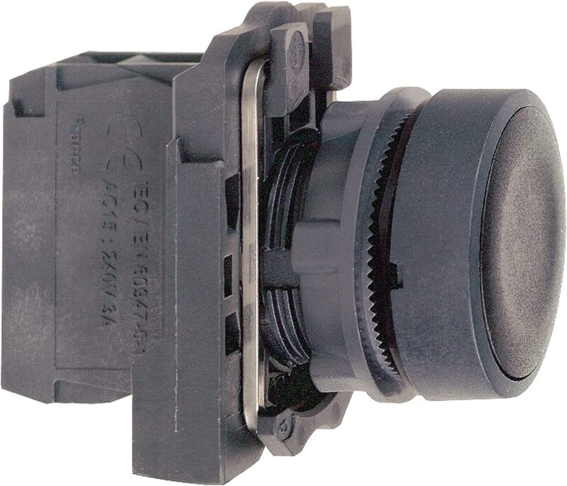 Schneider Electric XB5AA21 Pushbutton, 5.4 x 3.4 x 8.8cm, Grey/Black