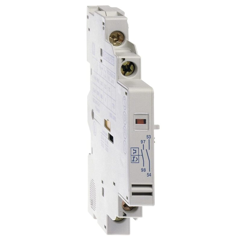 Schneider Electric TeSys D GV2 & GV3 Auxiliary Contact Breaker, 1 NO + 1 NO fault, GVAD1010, White