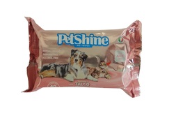 PetShine Wet Wipes For Dogs and Cats Talco 40Pcs